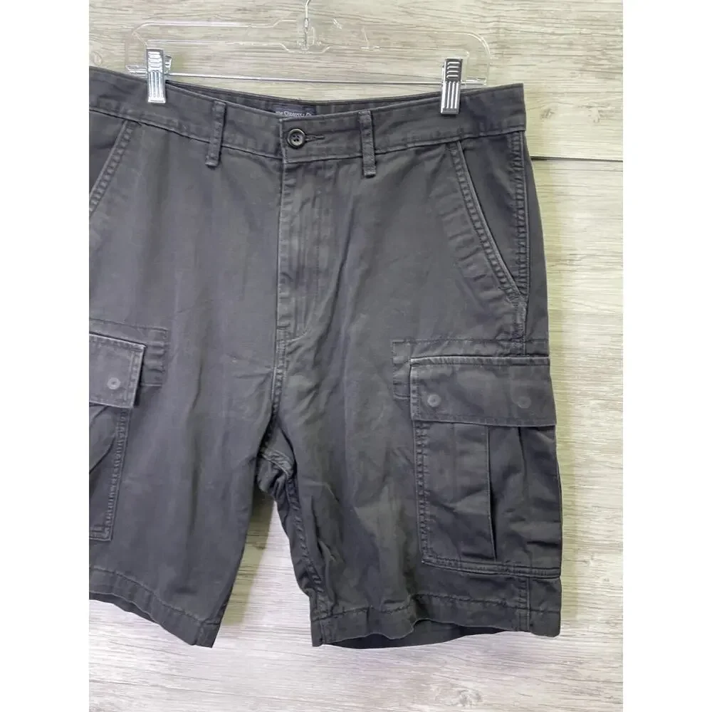 Levis Cargo Shorts Mens 33 Black Cotton‎ Utility